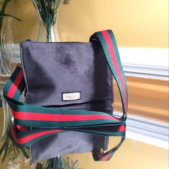 Gucci pouch converted into shoulder bag or strap bag. Aftermarket shoulder strap - Picture 2 of 13